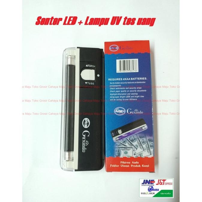 

Terlaris Alat Cek Uang Palsu + Senter / Money Detector Galaxy GX01 Deteksi SALE