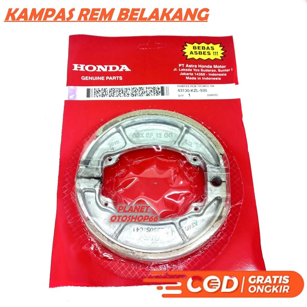 GTU-712 PAKETAN KAMPAS REM VARIO 110 / BEAT / SCOOPY / SPACY FI INJEKSI / VARIO 125 / 150 PAKET KAMP