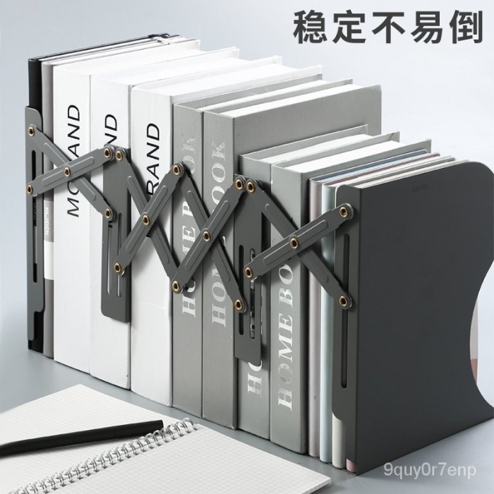 

TERBARU - Penyangga Buku Majalah DELI ADJUSTABLE Bookend Holder Fleksible 78630