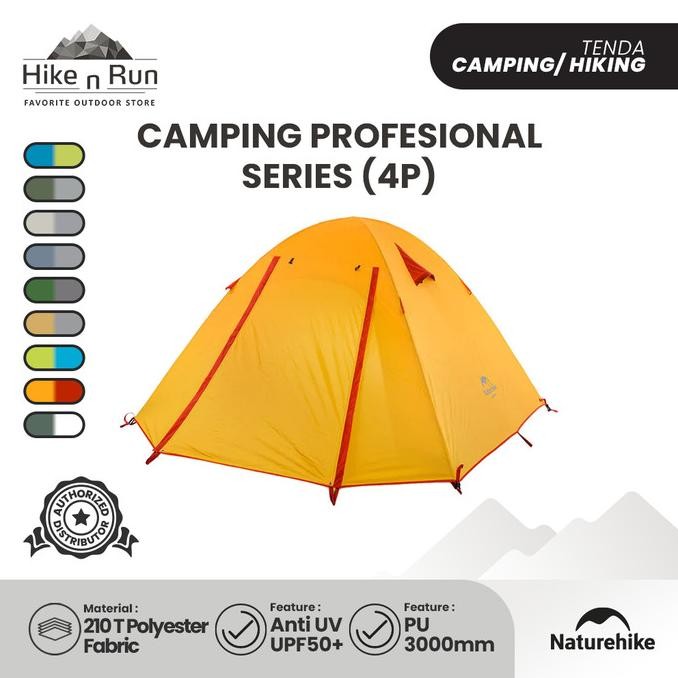 Tenda Naturehike Tent 2018 4P-Series NH18Z044-P