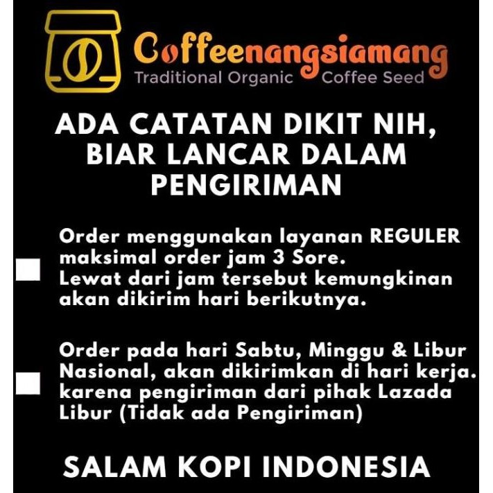 

All New Kopi Fine Robusta Pagar Alam 1Kg Premium - (Bijigiling)