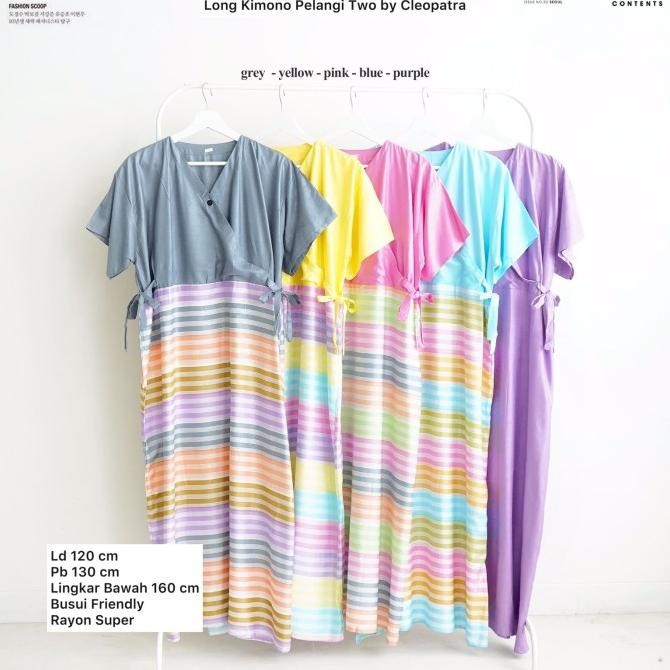 Grosir Daster Bu Tejo Tedjo Kekinian Kimono Tebal Halus Dress Hamil Homewear