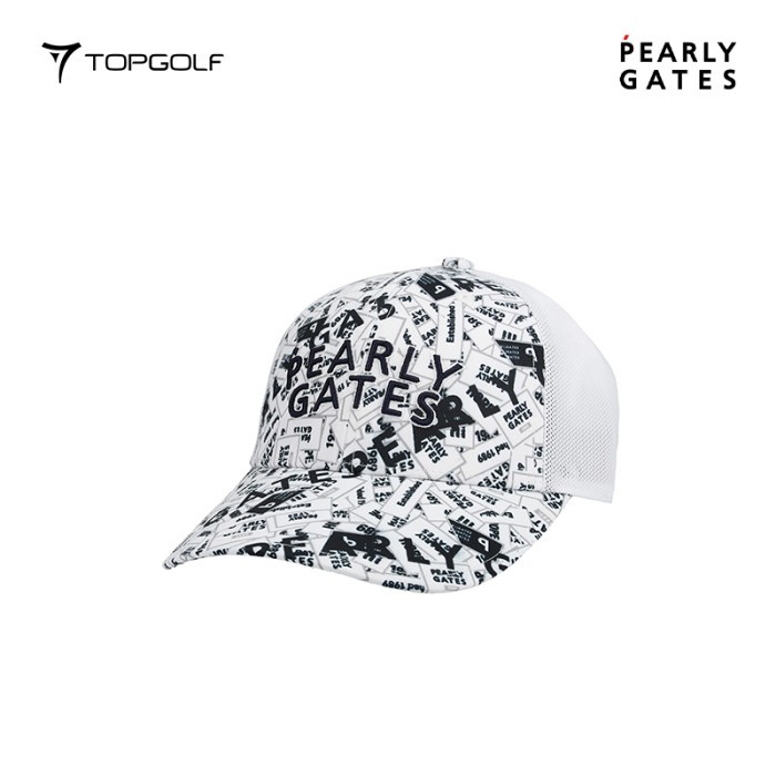 TERBARU CAP PATTERN PEARLY GATES 053-4199375 WHITE M-L BISA GRAB