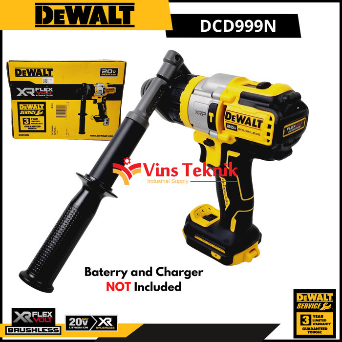 Brushless Impact Drill Mesin Bor Flexvolt 20V DEWALT DCD999N DCD999