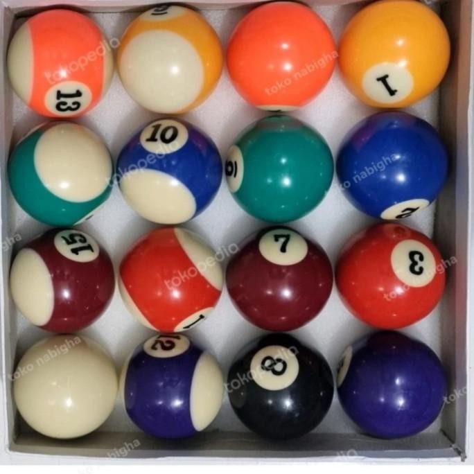 N Bola Billiard 2.1/4" Bola Billiard Besar