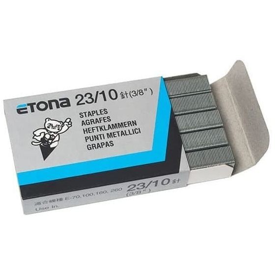 

Isi Staples Etona Dengan Ukuran 23/10 ( 3/8 )