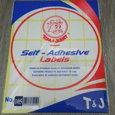 

Label Tom & Jerry No. 105 Per Pack Isi 10 Lembar