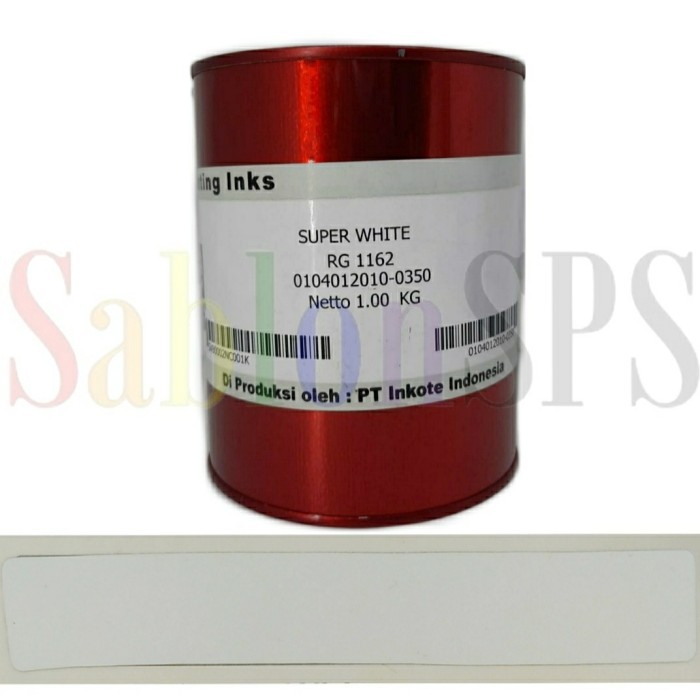 

Tinta Royal Guard Super White Rg 1162 Tinta Sablon Pvc 1Kg