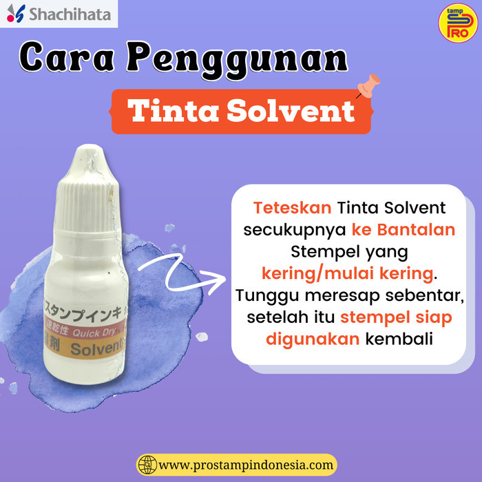 

Tat Shachihata Solvent Sol-32 Kemasan 10Ml Original