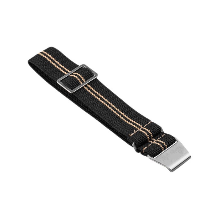 HOT SALE Tali / Strap Guy MN-BLK-SND-02-20A-AC Black Nylon 2 Sand Stripe Silve