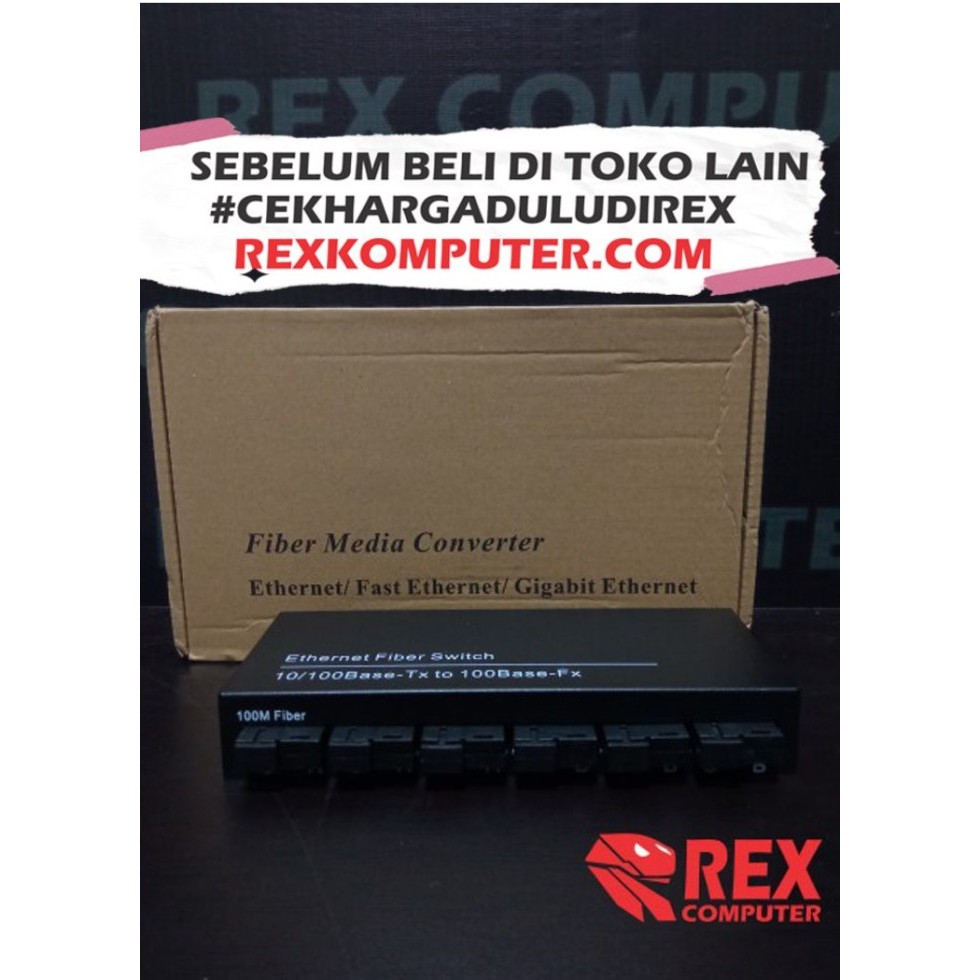 HTB MEDIA CONVERTER 6 FO 2 LAN