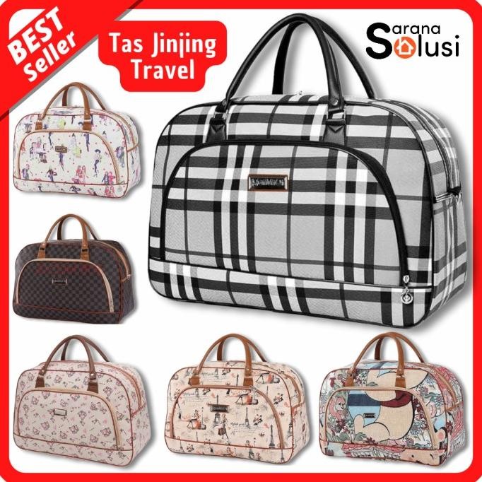 Tas Jinjing Travel Traveling Wanita Besar Jumbo Murah Berkualitas