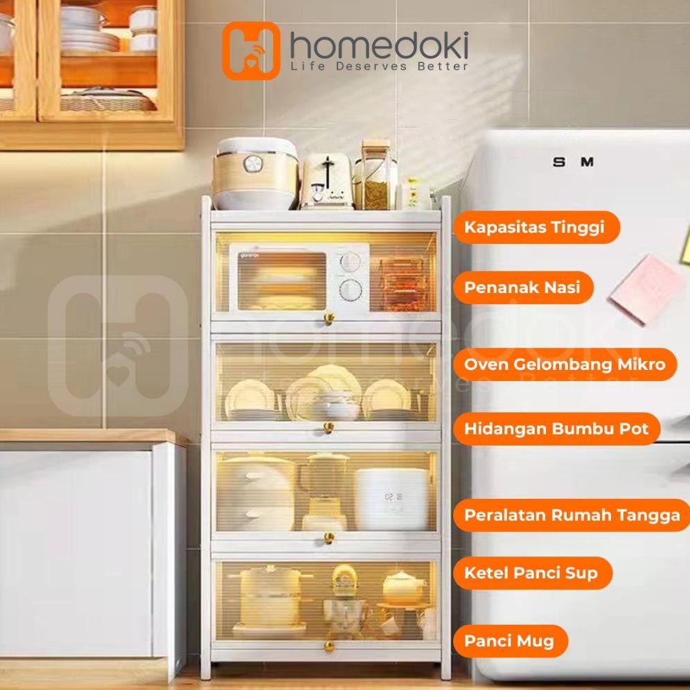 Lemari Piring Tertutup/Rak Piring Minimalis/Lemari Dapur Minimalis/Rak Dapur Serbaguna/Rak Piring te