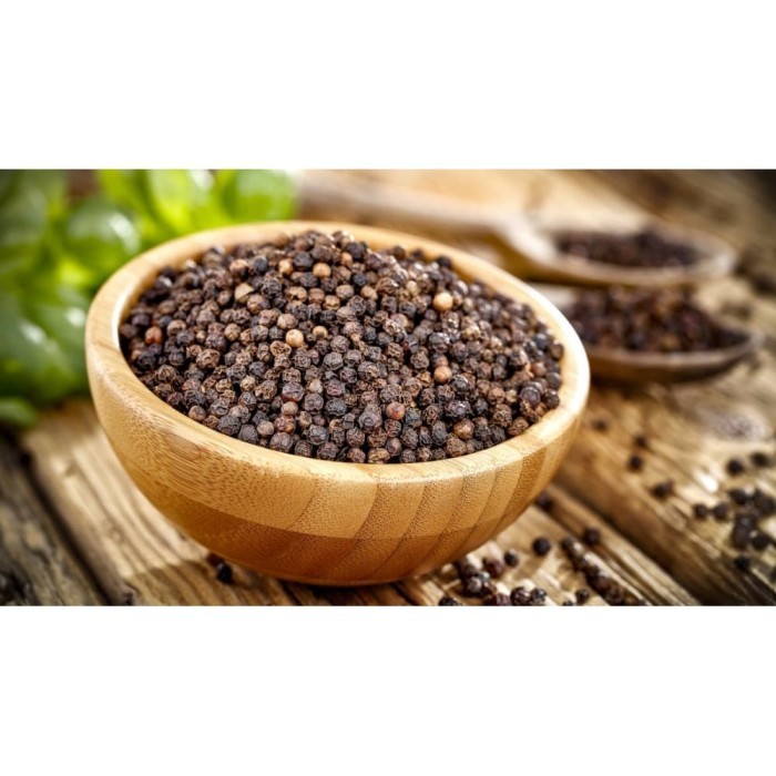 

LADA HITAM BUTIRAN 1 KG BLACK PEPPER PEPPERCORN WHOLE 1KG BIJI
