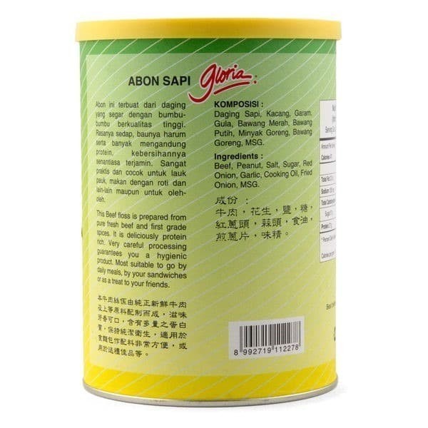 

ABON SAPI GLORIA RASA BAWANG 250GR