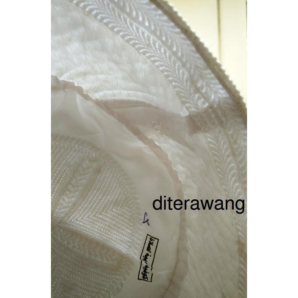 Peci Haji Kopiah Putih Songkok Bugis Madinah Malaki Import Original A JM23