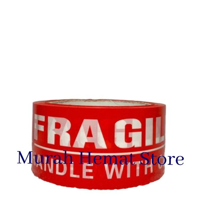 

LAKBAN FRAGILE MERAH / PUTIH O 48MM X 60Y /DUSS ASLI