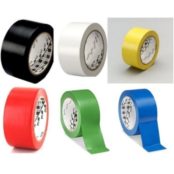 

LAKBAN LANTAI 3M 764-FLOOR MARKING TAPE VINYL 2" X 33MTR ASLI