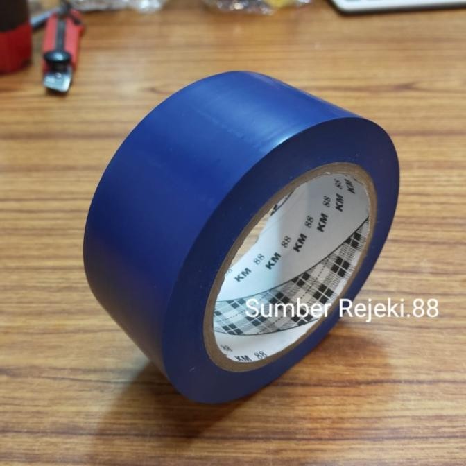 

LAKBAN LANTAI WARNA BIRU 5CMX33M LAKBAN ISOLASI GARIS LAPANGAN PUTSAL ASLI
