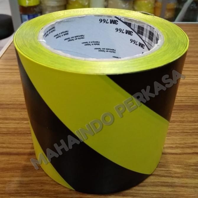 

LAKBAN LANTAI KUNING-HITAM 766 3M 4 INCH X 33M ASLI