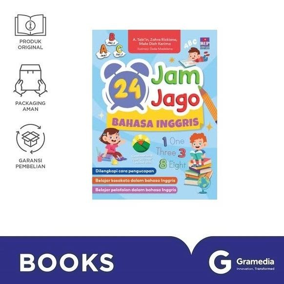 

New Gramedia Buku 24 Jam Jago Bahasa Inggris