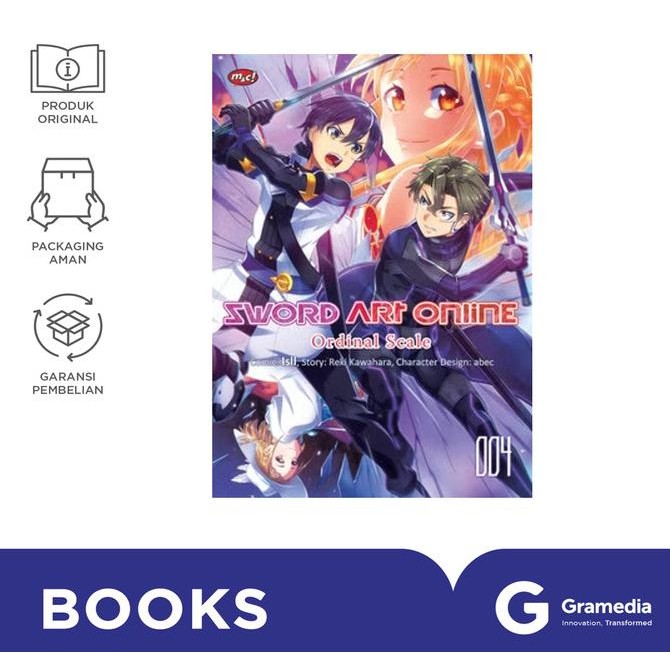 

New Gramedia Buku Komik Sword Art Online The Movie - Ordinal Scale 04