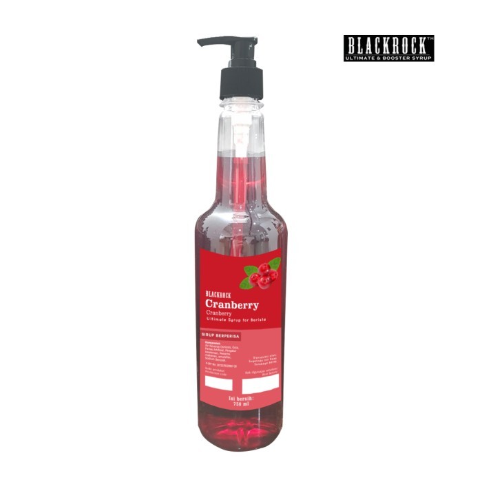

Blackrock Cranberry Ultimate Syrup 900 ml - sirup rasa cranberry