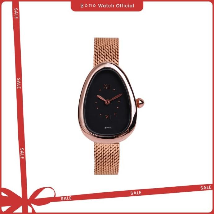 Bono Watch - Firenze Milanese Noir - Jam Tangan Wanita