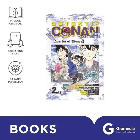 

New Gramedia Buku Komik Detektif Conan The Movie: Quarter Of Silence 02