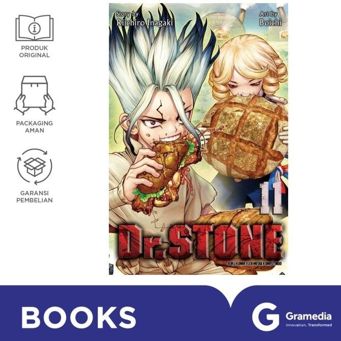 

New Gramedia Buku Dr. Stone 11 (Riichiro Inagaki)