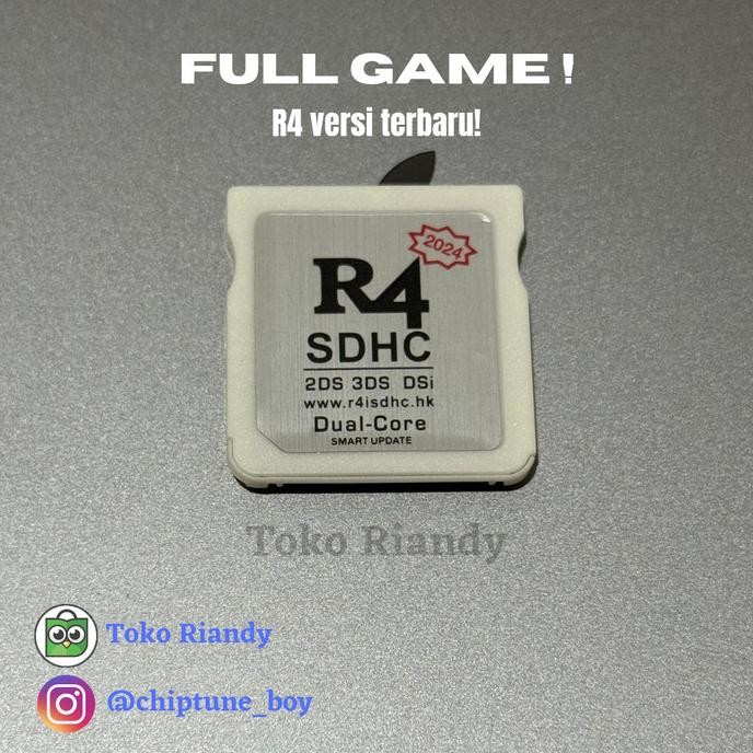 Terlaris R4 SDHC Cartridge Kaset Game for Nintendo DS , NDS lite / NDSL , NDSi reguler / XL / LL , 3