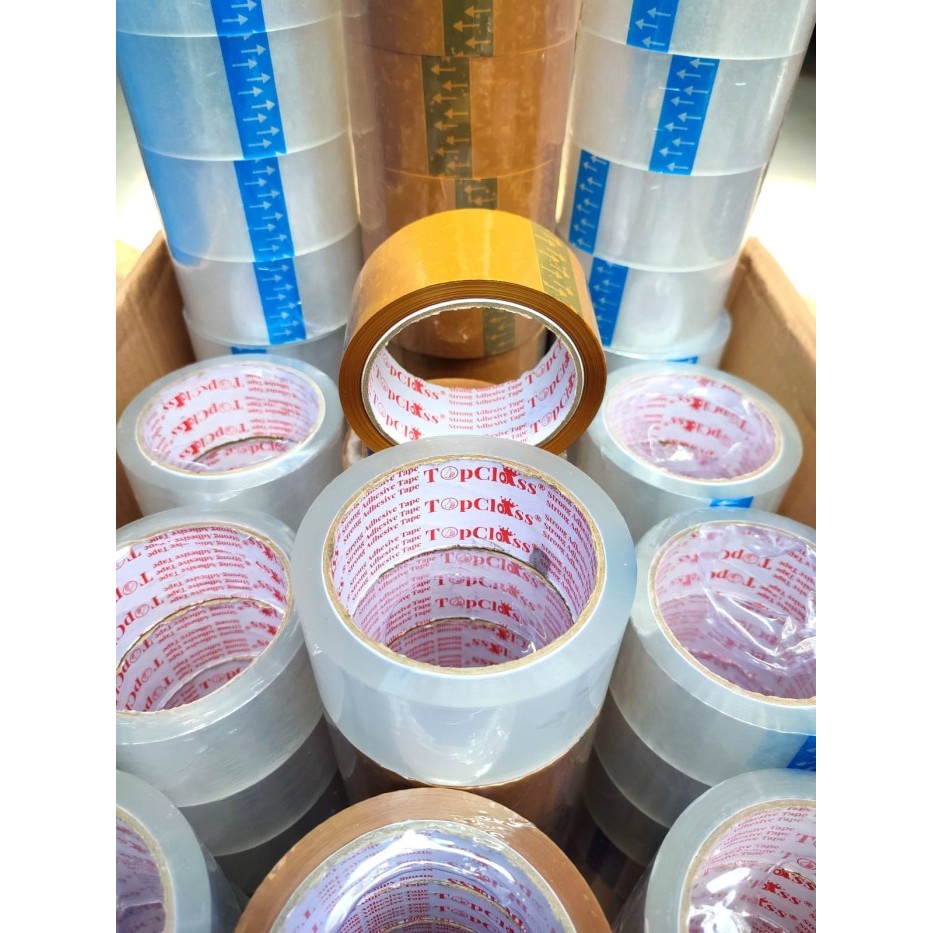 

Perekat Lakban Bening / Coklat 2" (45Mm X 72Y) Murah Harga Dusan Isi 72 Pcs