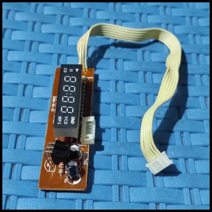 MODUL LCD PANEL INFRARED REMOTE GMC 808A DVD PLAYER PORTABLE ORIGINAL