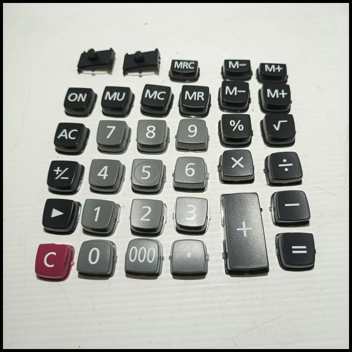 

TOMBOL ANGKA CALCULATOR KALKULATOR CASIO GX-16S GX 16 S 16 DIGIT ORI