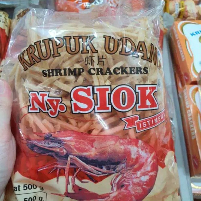 

KERUPUK UDANG NY. SIOK STICK 500GRAM