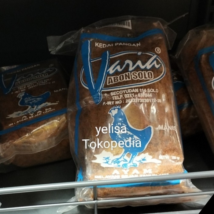 

VARIA ABON SOLO AYAM MANIS 250GR