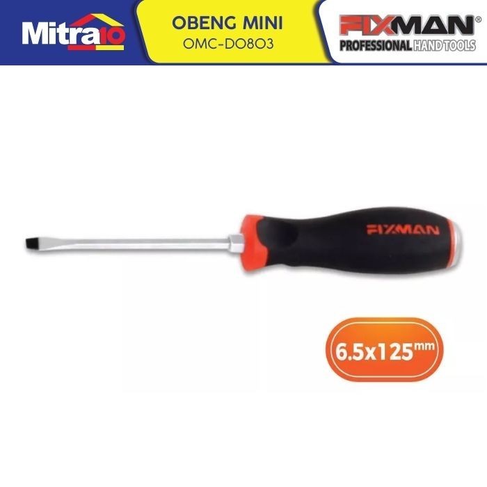 Fixman Omc-D0803 Impact Screwdriver Sl 6.5X125Mm - Obeng