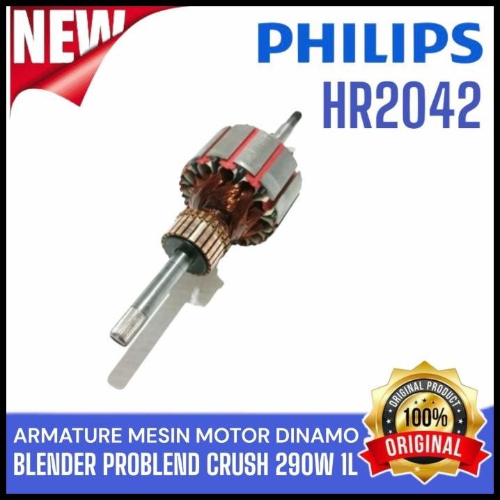 ARMATURE MESIN MOTOR DINAMO PHILIPS BLENDER HR2042 HR 2042 ORIGINAL