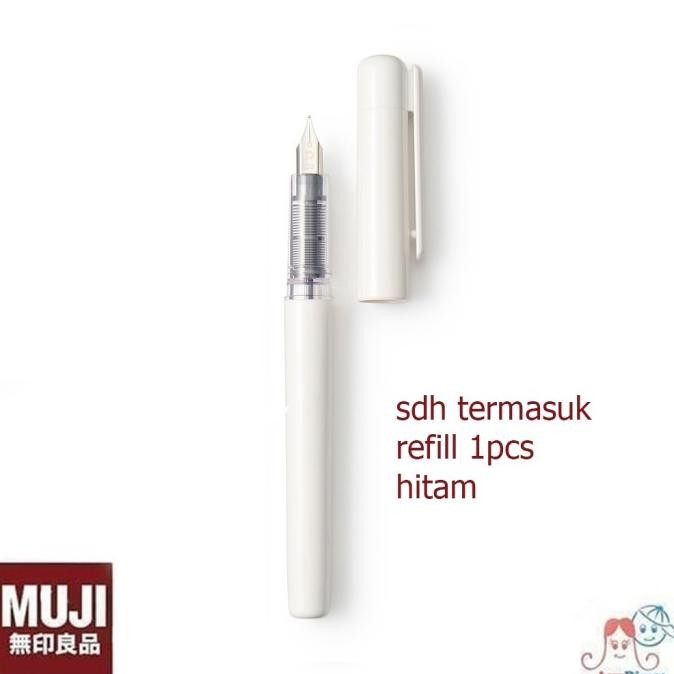 

Muji Polycarbonate fountain pen / reill catridge - pulpen kaligrafi