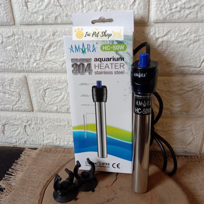 SOBO HC 50 stainlless Steel Aquarium heater 50watt