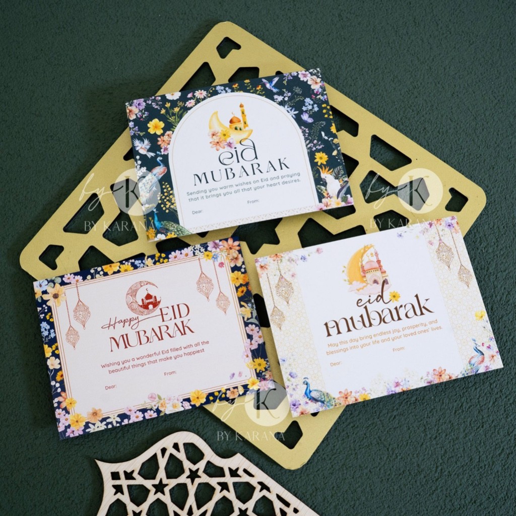 

[20 Pcs] [Design 2025] Kartu Lebaran / Hangtag Lebaran / Kartu Ucapan Idul Fitri / New Design 2024