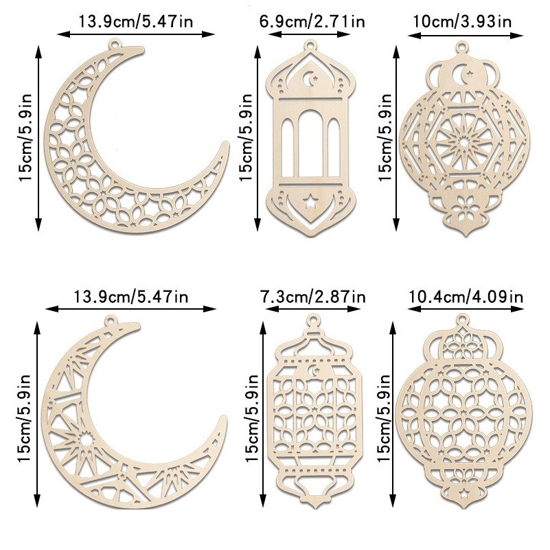 

Readystock Ornamen Gantungan 3D Ramadhan / Lentera Islamic / Hiasan Bulan & Masjid / Dekorasi Idul