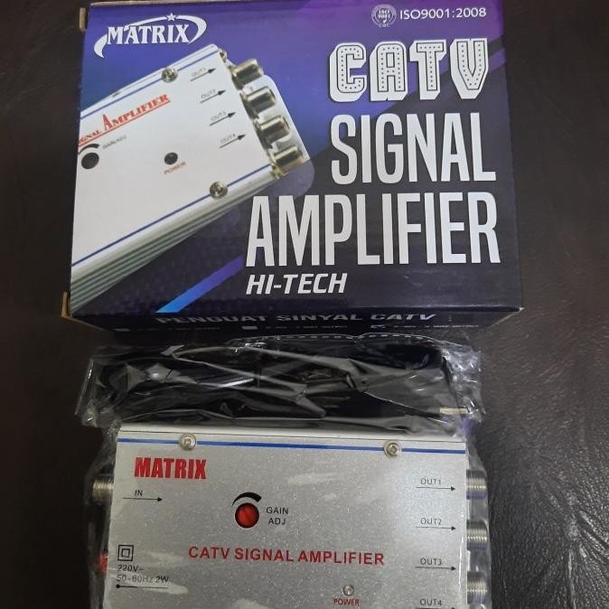 BOOSTER ANTENA TV DIGITAL / PENGUAT SIGNAL TV - ORIGINAL MATRIX