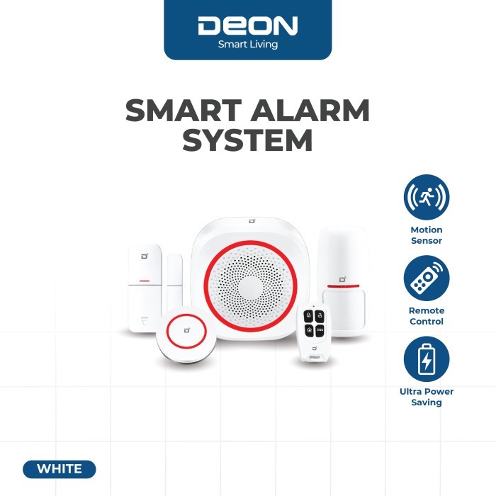 TERBARU DEON Smart Home Pir Motion Sensor Alarm Toko Alarm Rumah Sensor Gerak HOT SALE