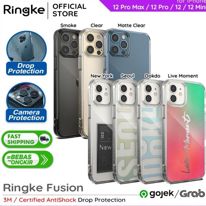 Original Ringke Fusion Case Iphone 12 Pro Max 12 Pro 12 Mini Casing