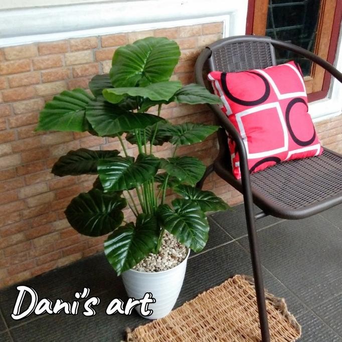 Keladi Jumbo Palsu/ Tanaman Plastik/ Keladi Hias/ Tanaman Artificial