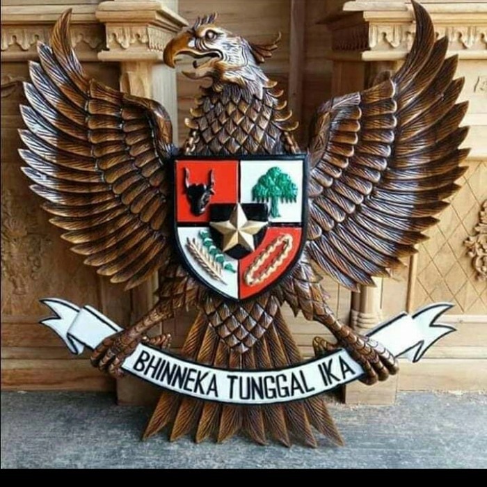 TERBARU burung garuda ukir kayu jati