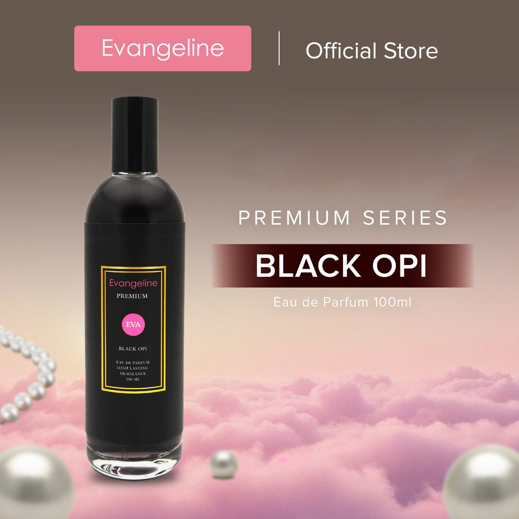 【Best Seller】Evangeline Premium Eau De Parfum Black Opi 100ml - Parfum Wanita EDP - Black Opium