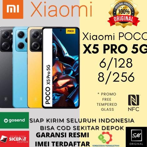 Xiaomi Poco X5 Pro 5G 6/128 Gb Poco X5 Pro 8/256 Gb 5G Garansi Resmi