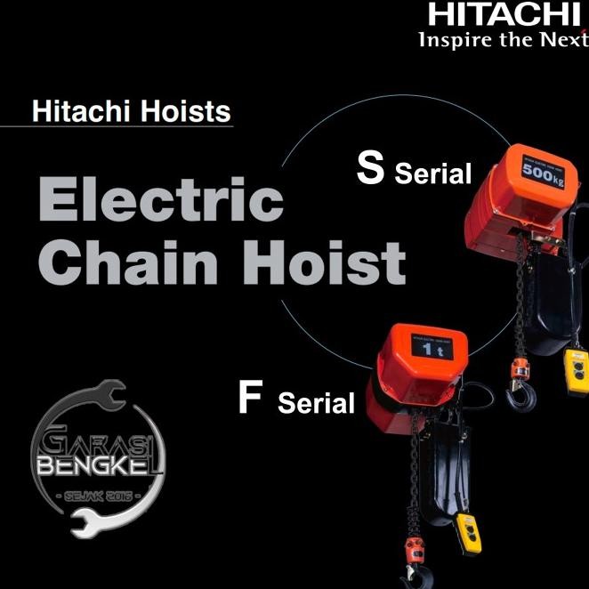 Hitachi 2Sh Electric Chain Hoist 2 Ton 6 Meter